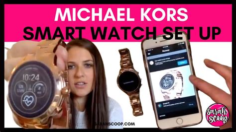 michael kors smartwatch how to add fiji time zone|Michael Kors watch setup.